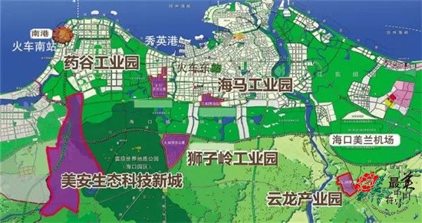 海口国家高新区一城四园的格局.jpg