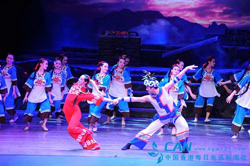 大型民族舞剧《马桑树下》在株洲演出引起轰动